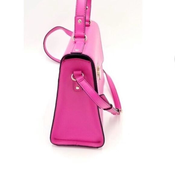 Kate Spade Doris Fuschia Pink Leather Hobo Bag - Picture 4 of 15